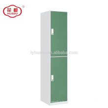 Luoyang huadu Stahl Büromöbel 2 Tür Student Kleidung Schließfach Schrank